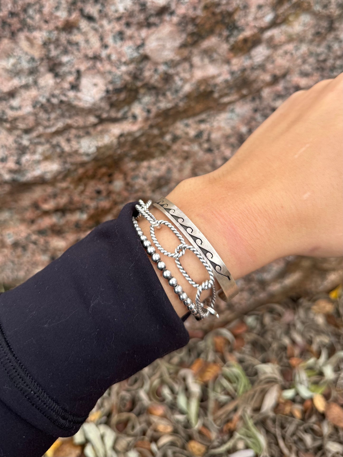 Dakota Silver Cuff Bracelet