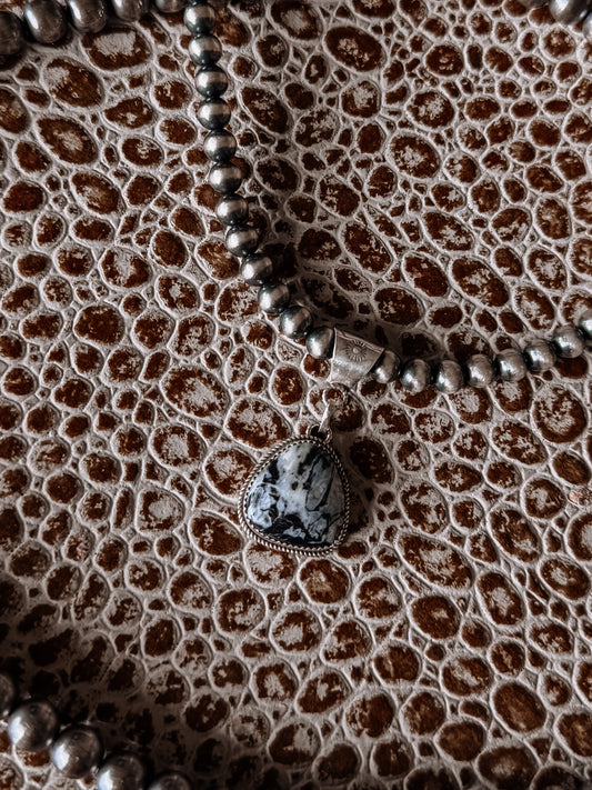 Groveton White Buffalo Necklace Pendant