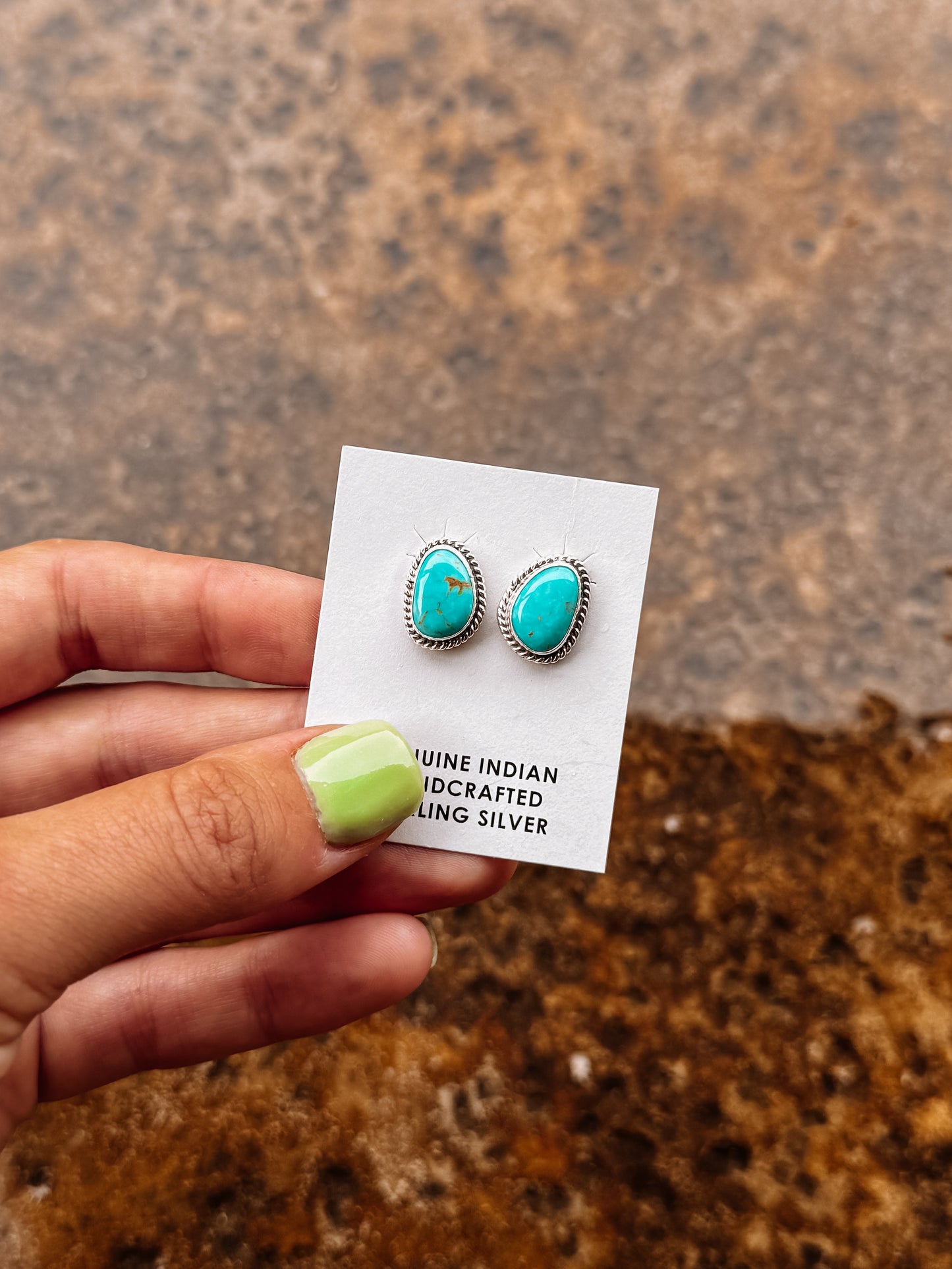 Creede Turquoise Stud Earrings