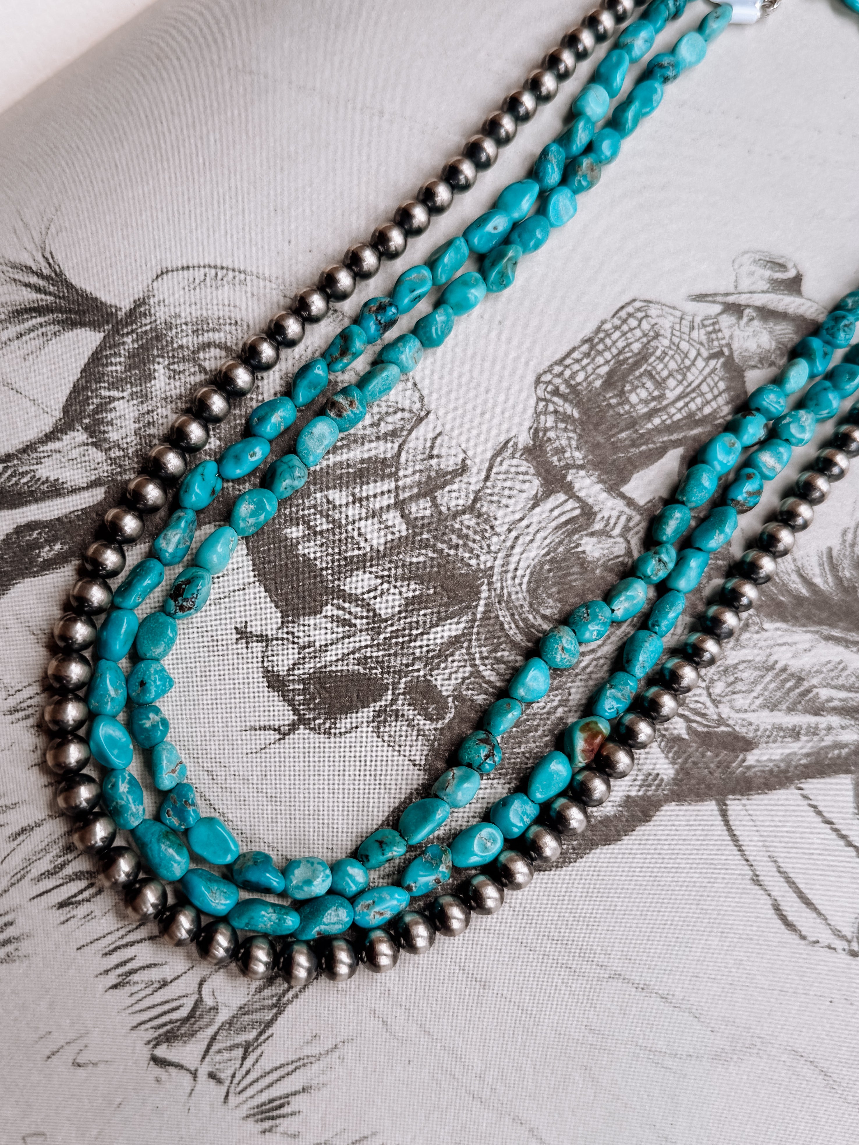 turquoise beaded necklace