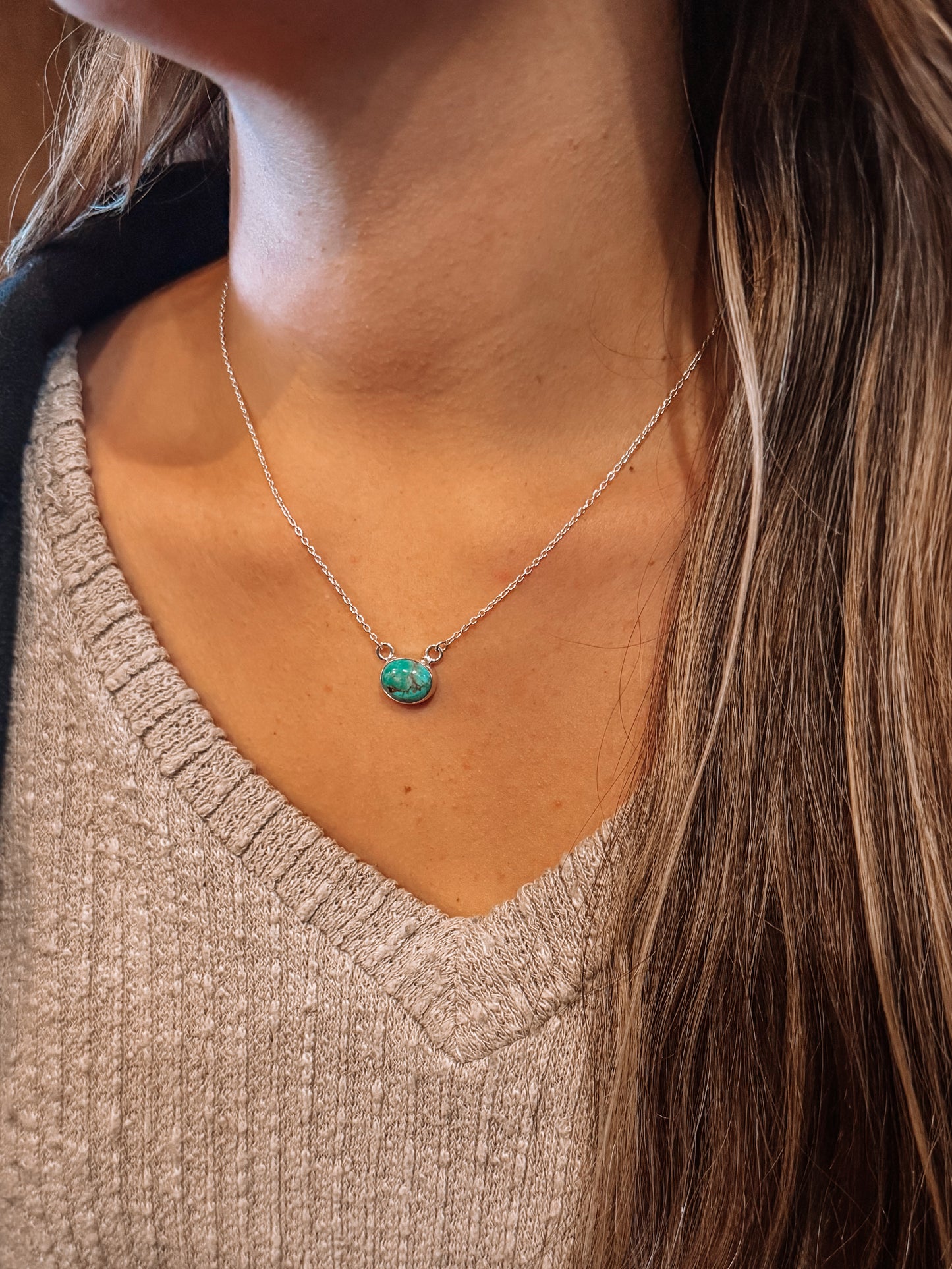 Timber Turquoise Necklace