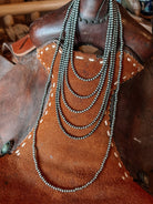 4mm Sterling Silver Pearl Necklace 14" - 60" - 2 - Horseshoe J & Co.
