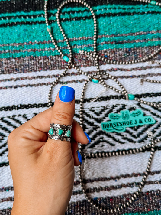 Halter Turquoise Ring