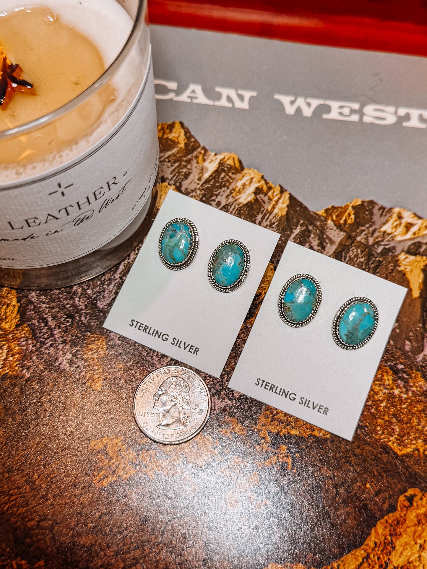 Williston Turquoise Stud Earrings