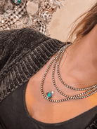 5mm Sterling Silver Pearl Necklace - Horseshoe J & Co.