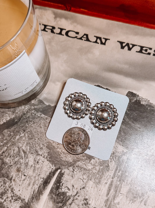 Dover Silver Earrings (Large)