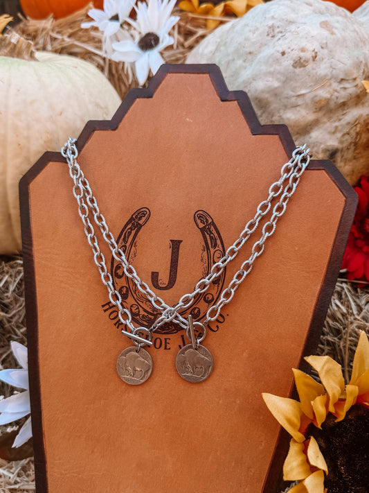 Buffalo Coin Necklace