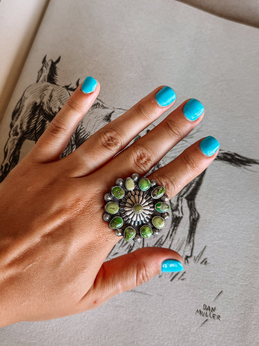 Windom Sonoran Gold Turquoise Ring