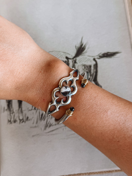 Blackwell White Buffalo Cuff Bracelet