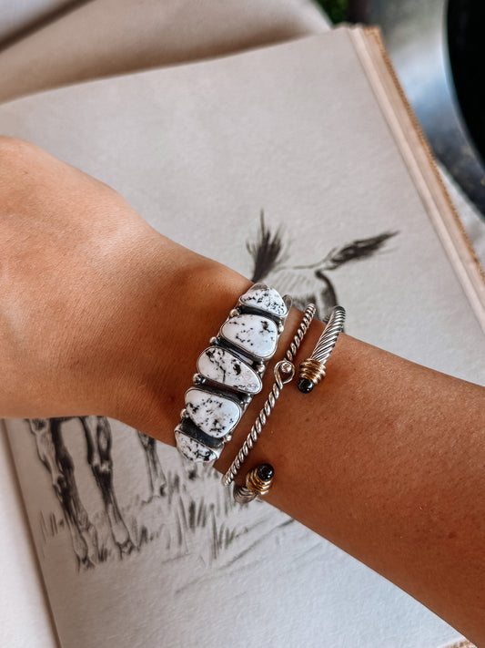 Ackerly White Buffalo Cuff Bracelet
