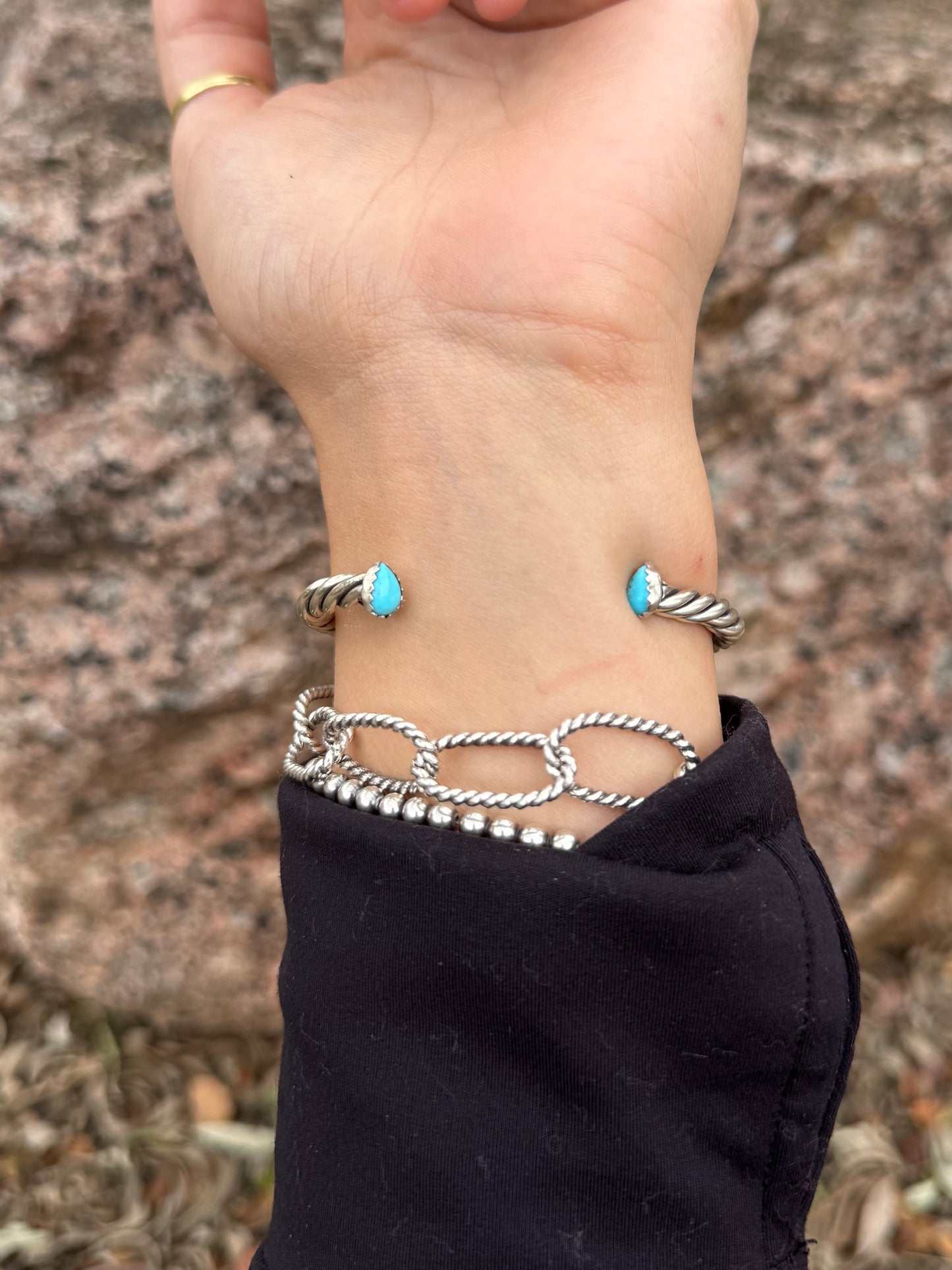 Tillie Turquoise Cuff Bracelet