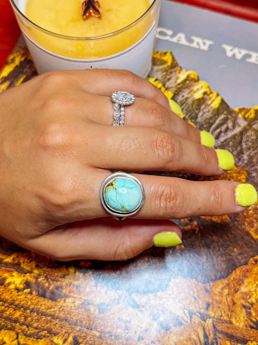 Burns Royston Turquoise Ring