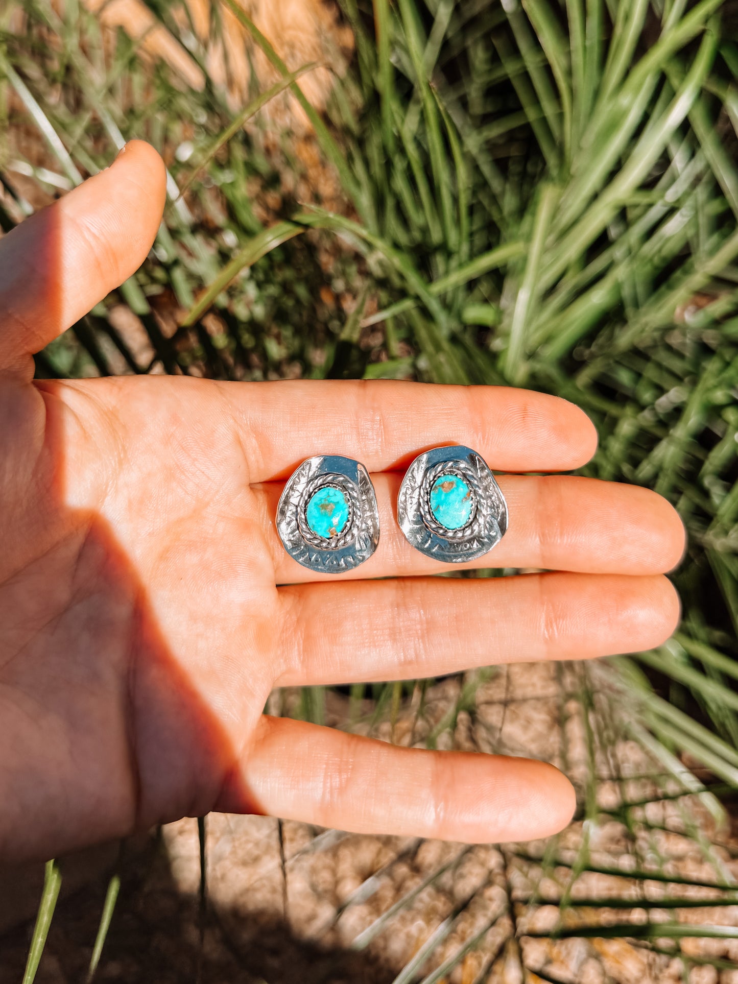 Turquoise Cowboy Hat Studs