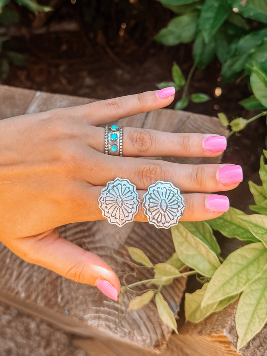 Magnolia Concho Studs