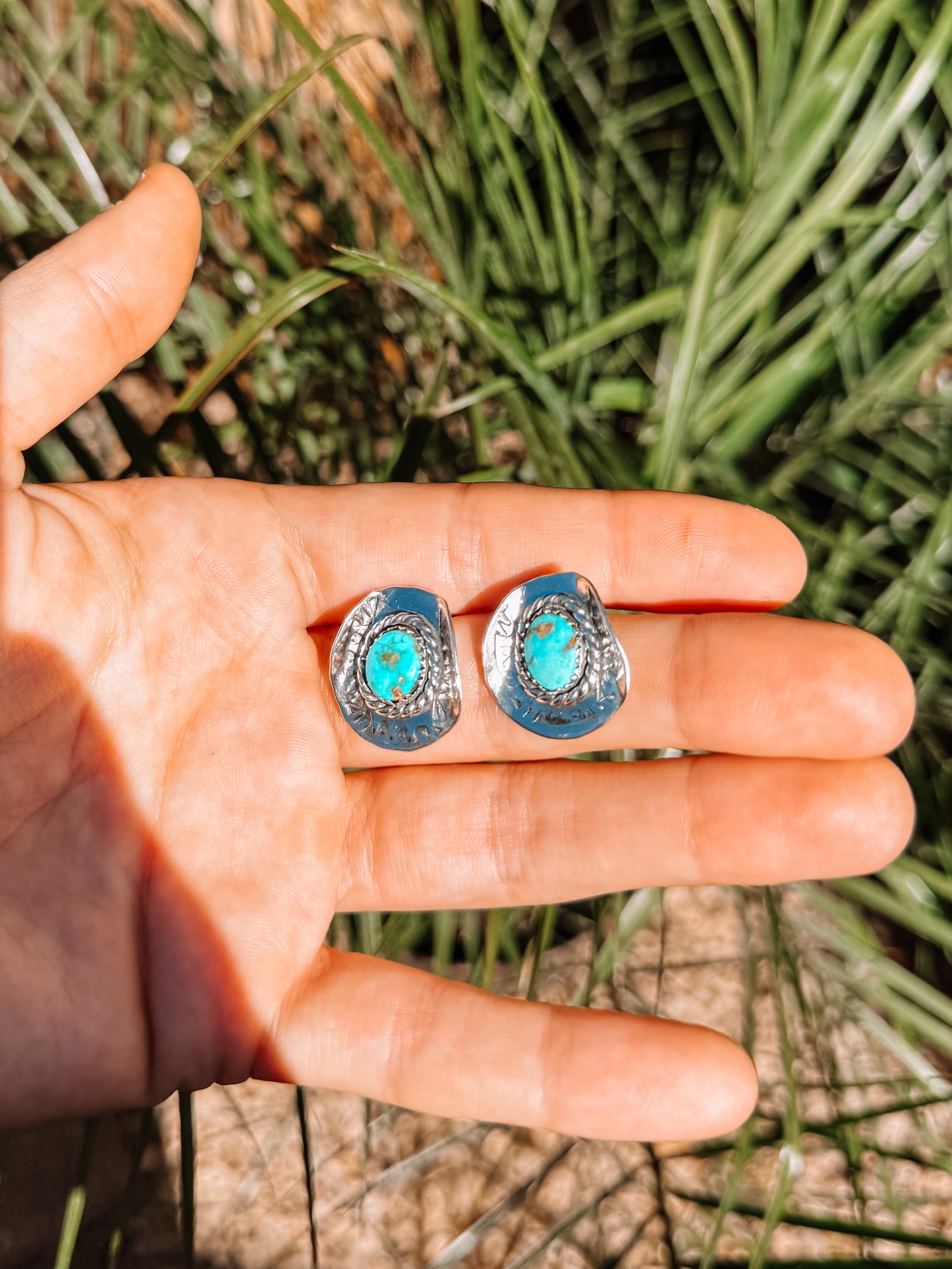 Turquoise Cowboy Hat Studs