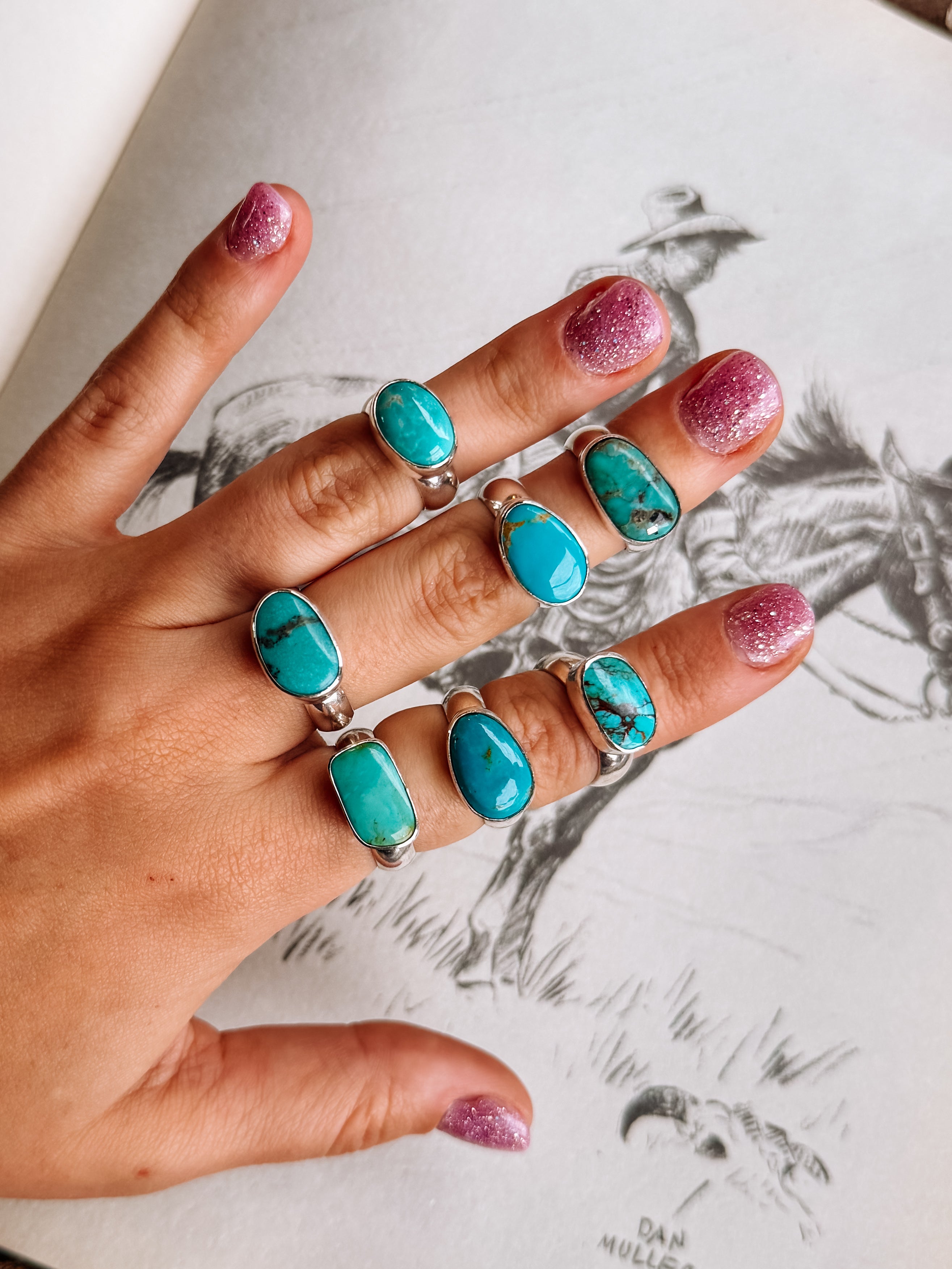 sterling silver and turquoise ring