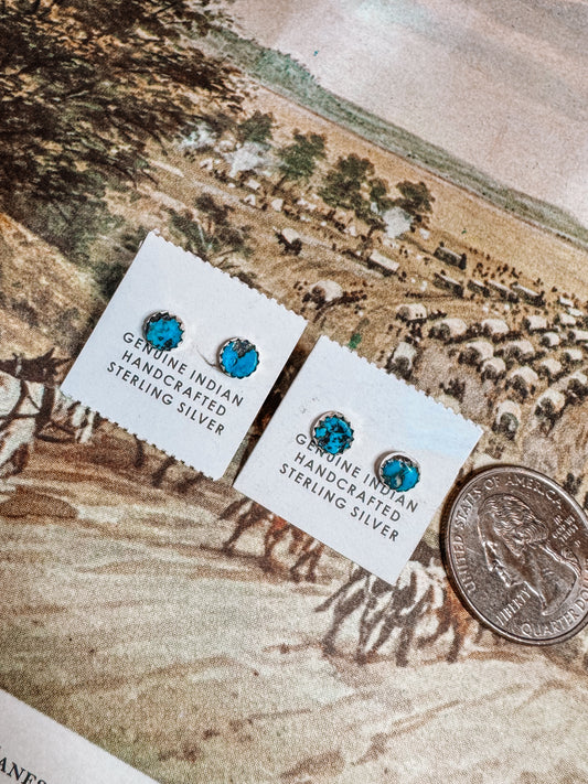 Selmer Turquoise Stud Earrings