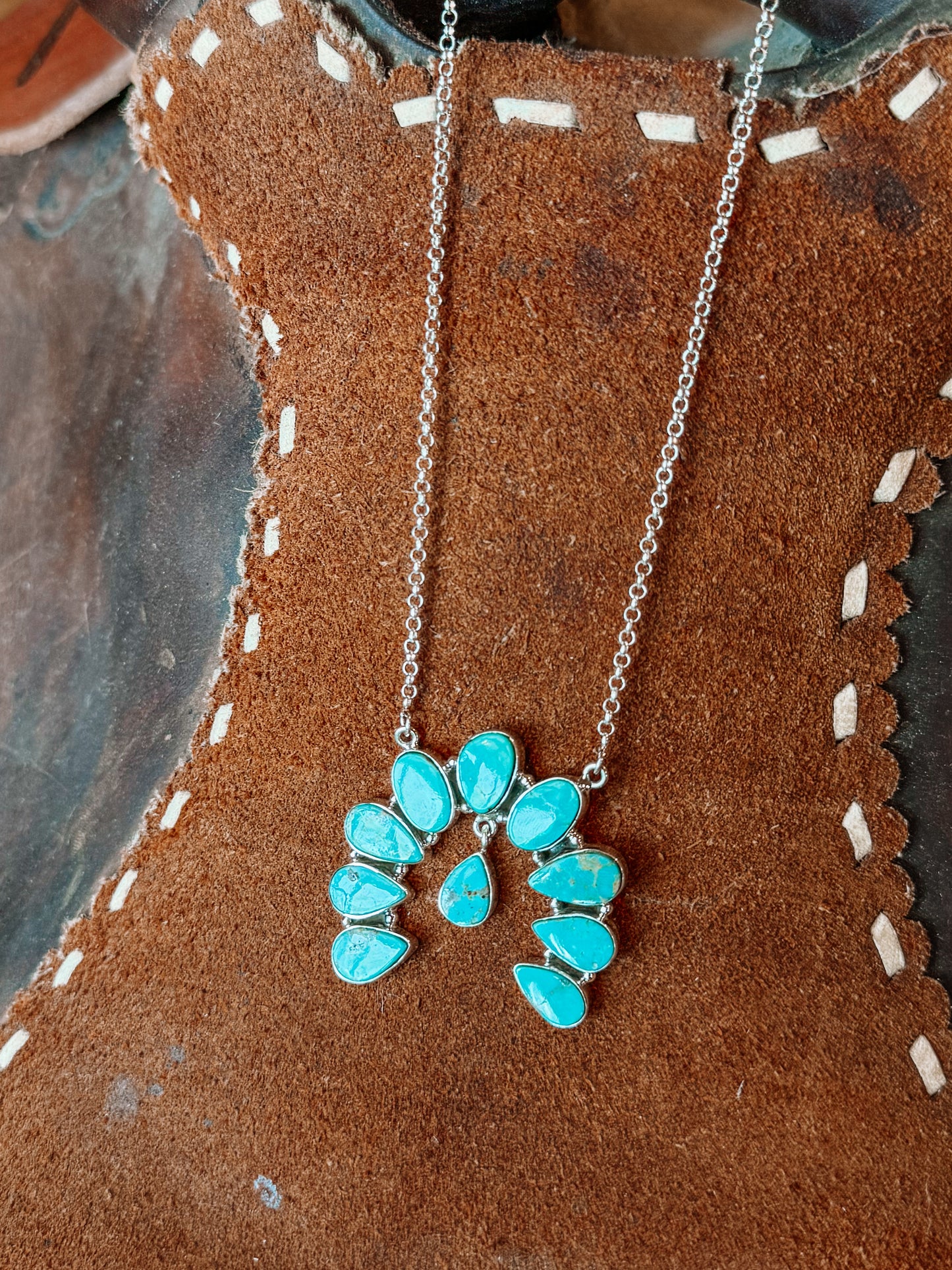 Jamestown Turquoise Naja Necklace