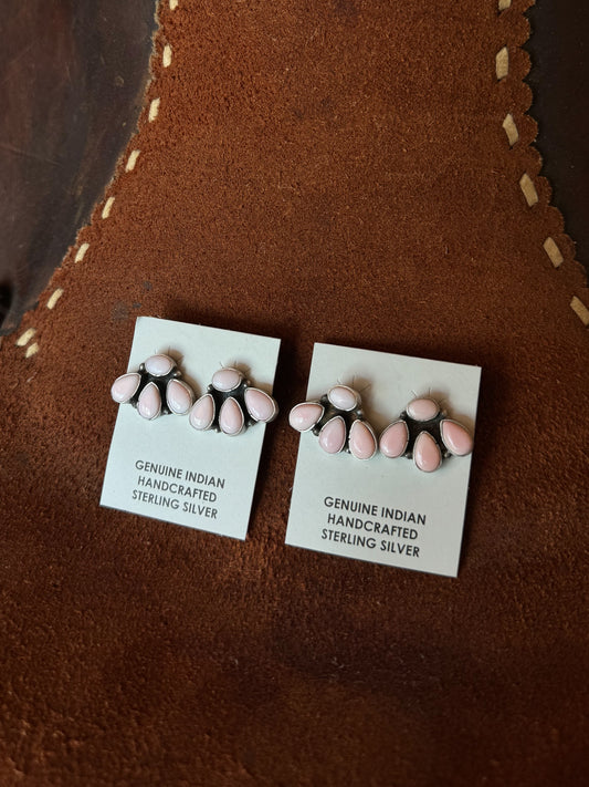 Alamosa Pink Conch Earrings