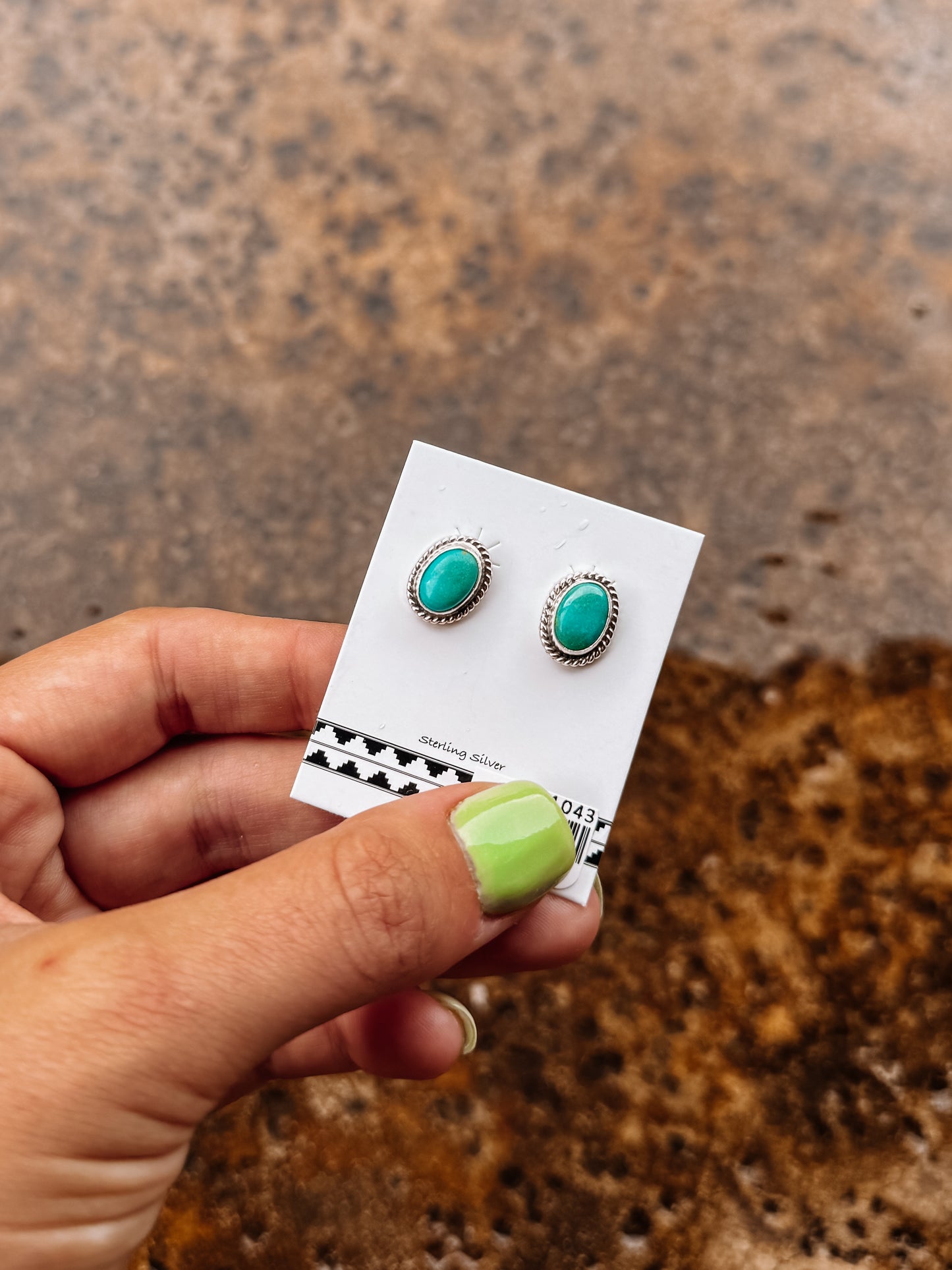 Creede Turquoise Stud Earrings