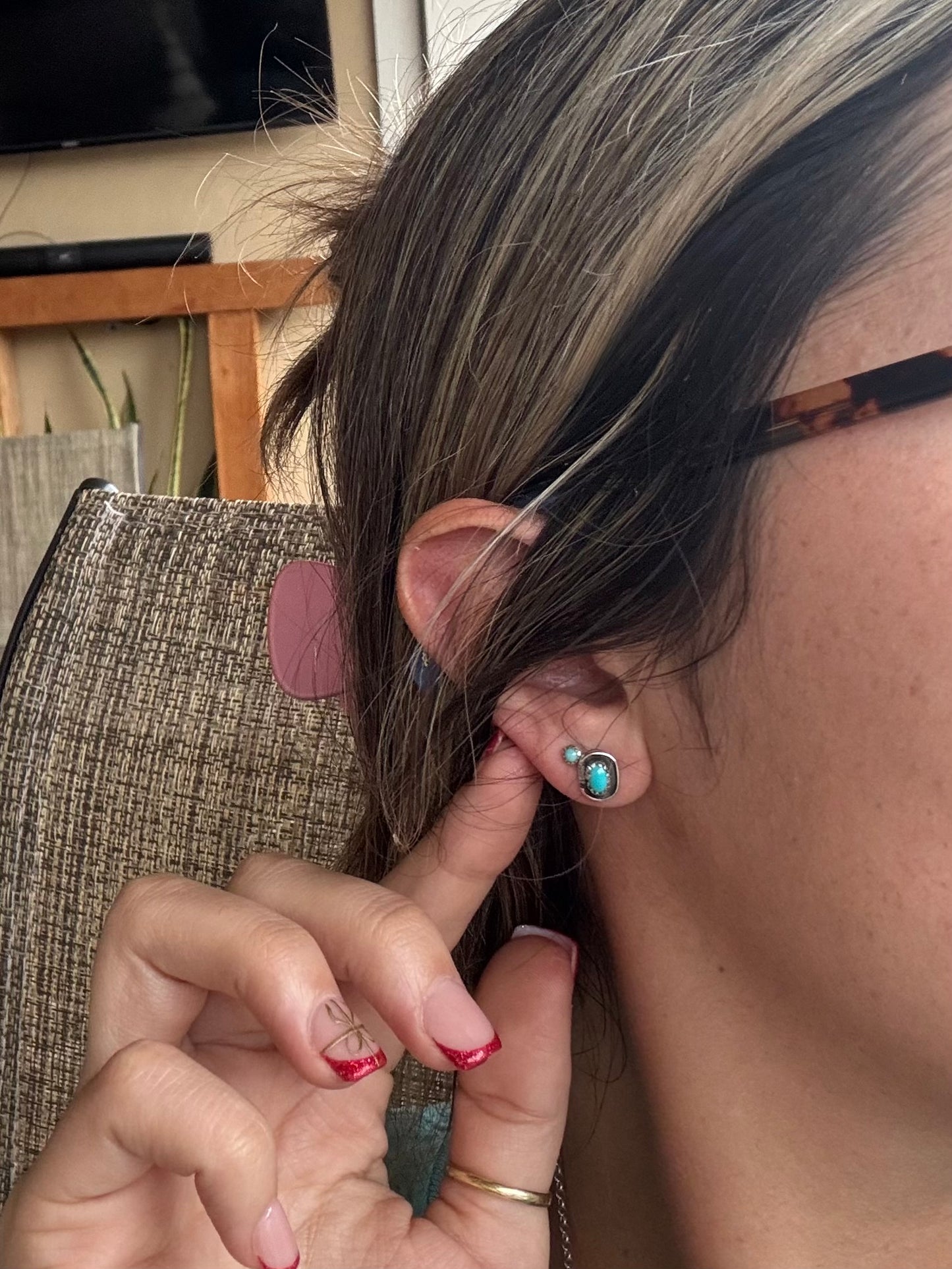 Junction Turquoise Stud Earrings