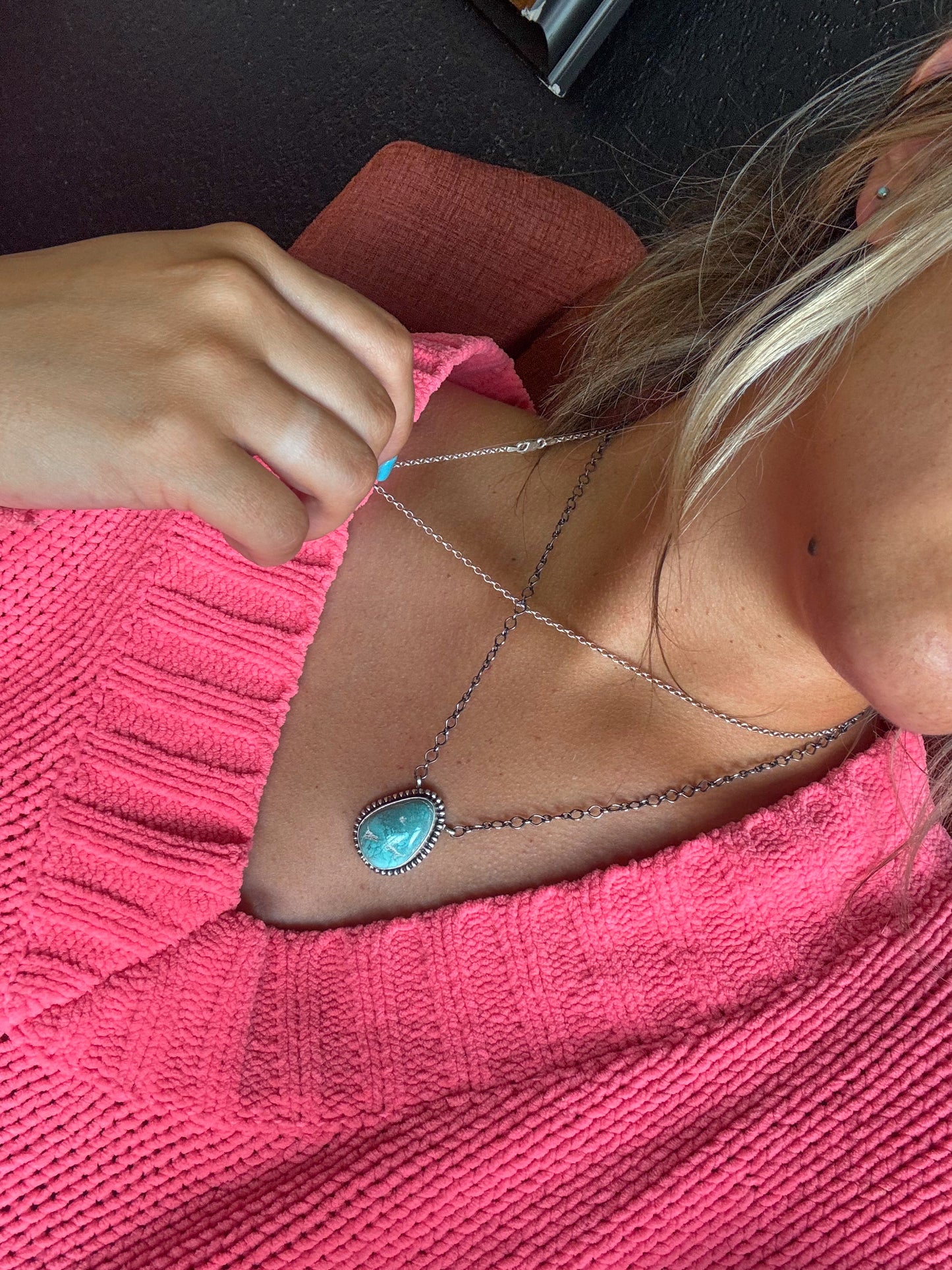 Hard Run Turquoise Necklace
