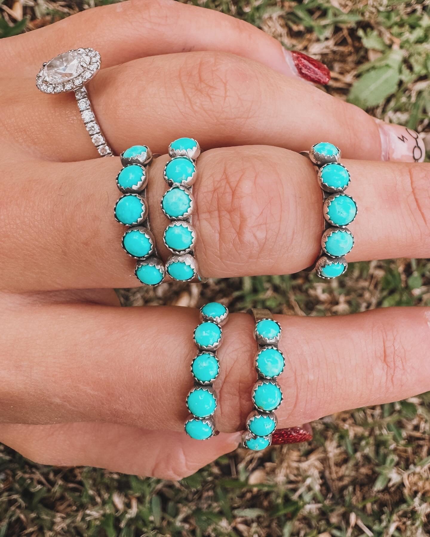 Turquoise Stacker Ring Band