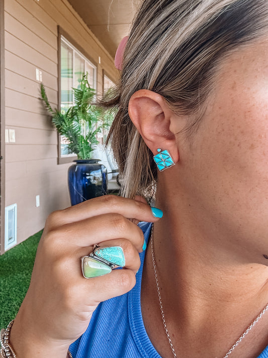Hawkins Turquoise Earrings