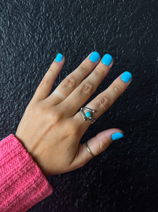 Judus Turquoise Adjustable Ring