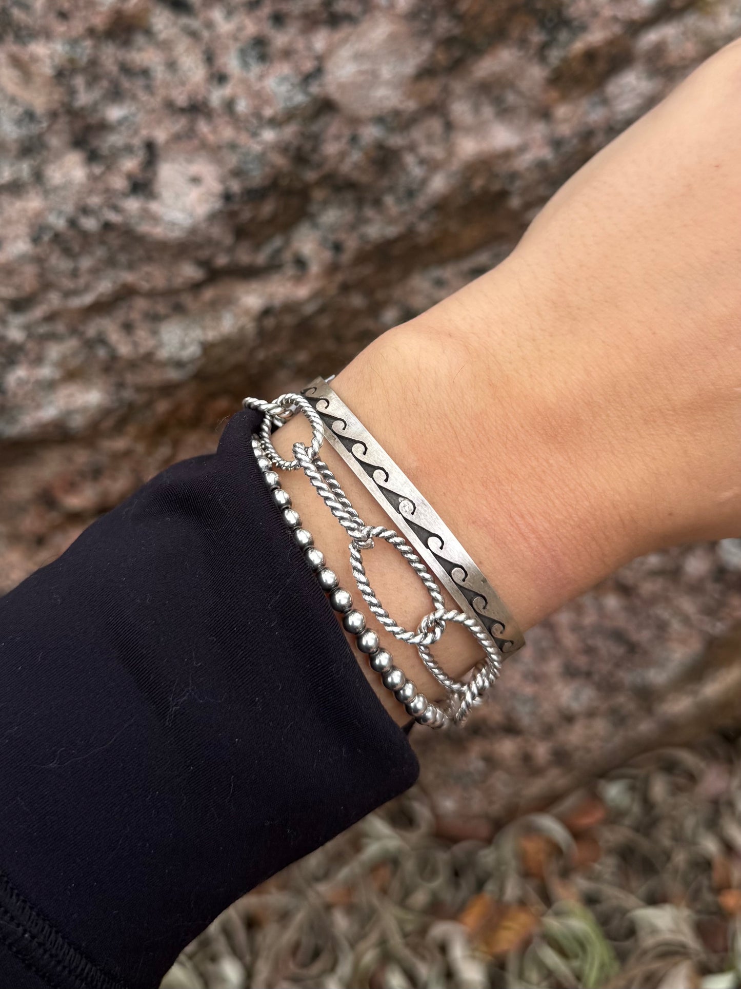 Dakota Silver Cuff Bracelet