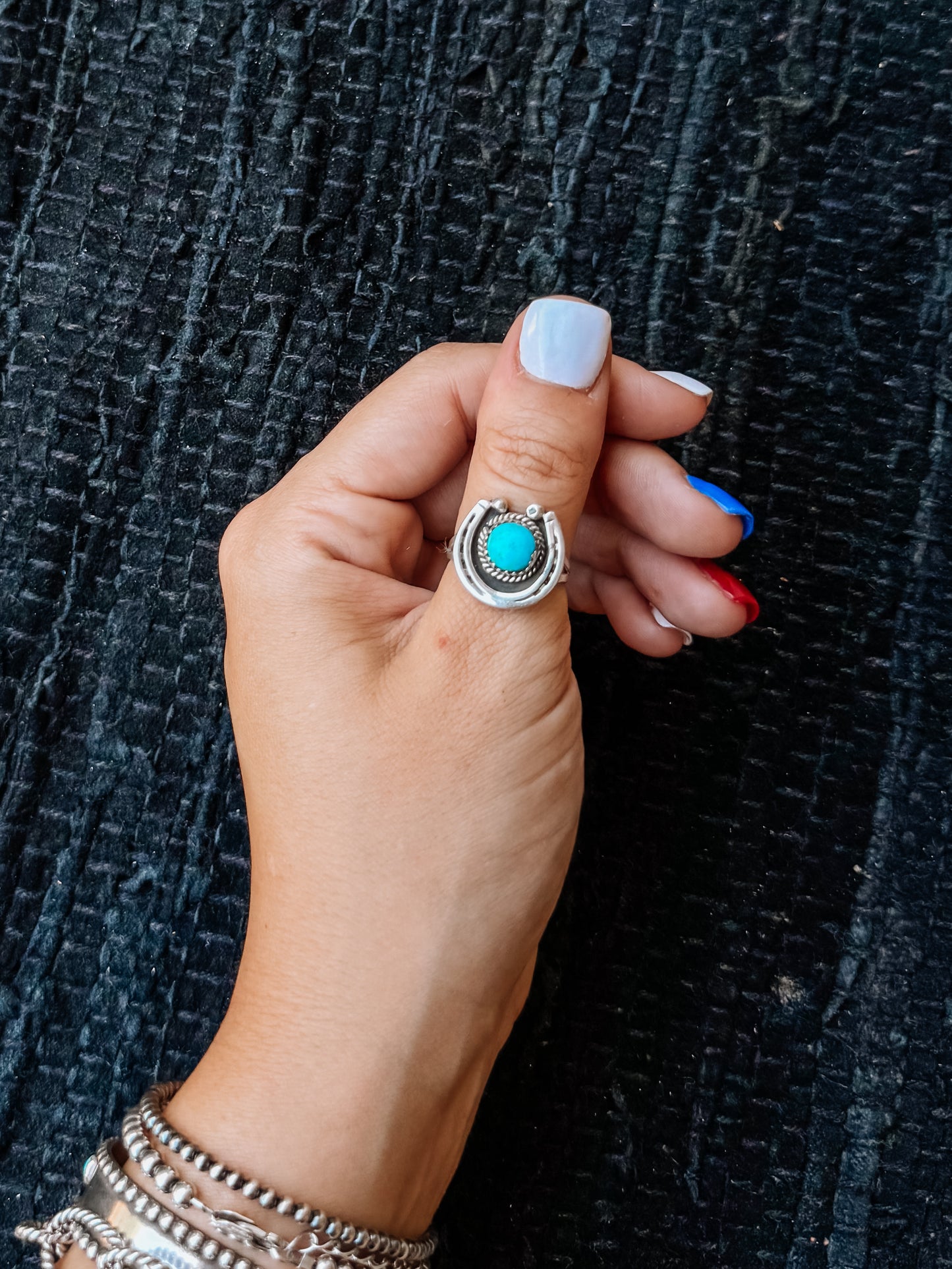 Horseshoe Turquoise Ring