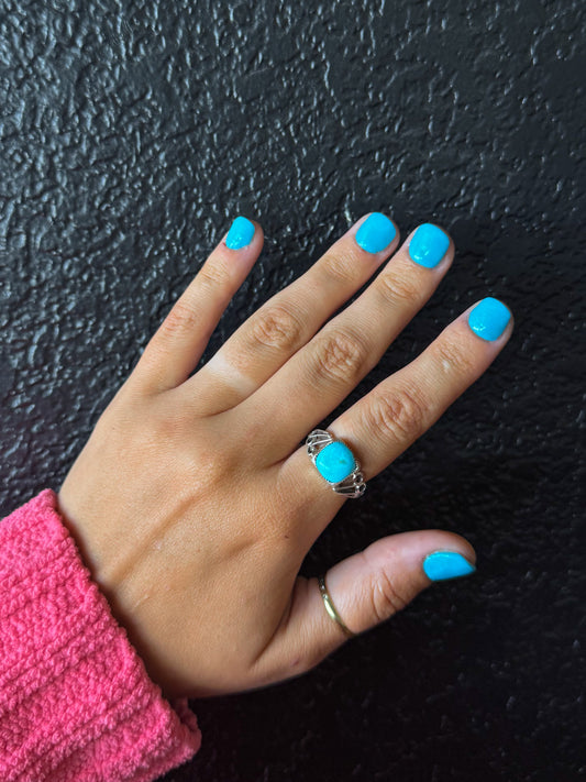 Canister Turquoise Ring