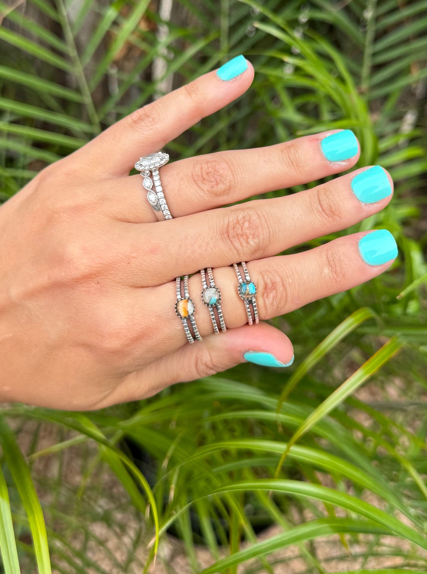 Lily Spiny/Turquoise Ring