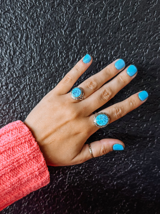 Ace-High Turquoise Ring