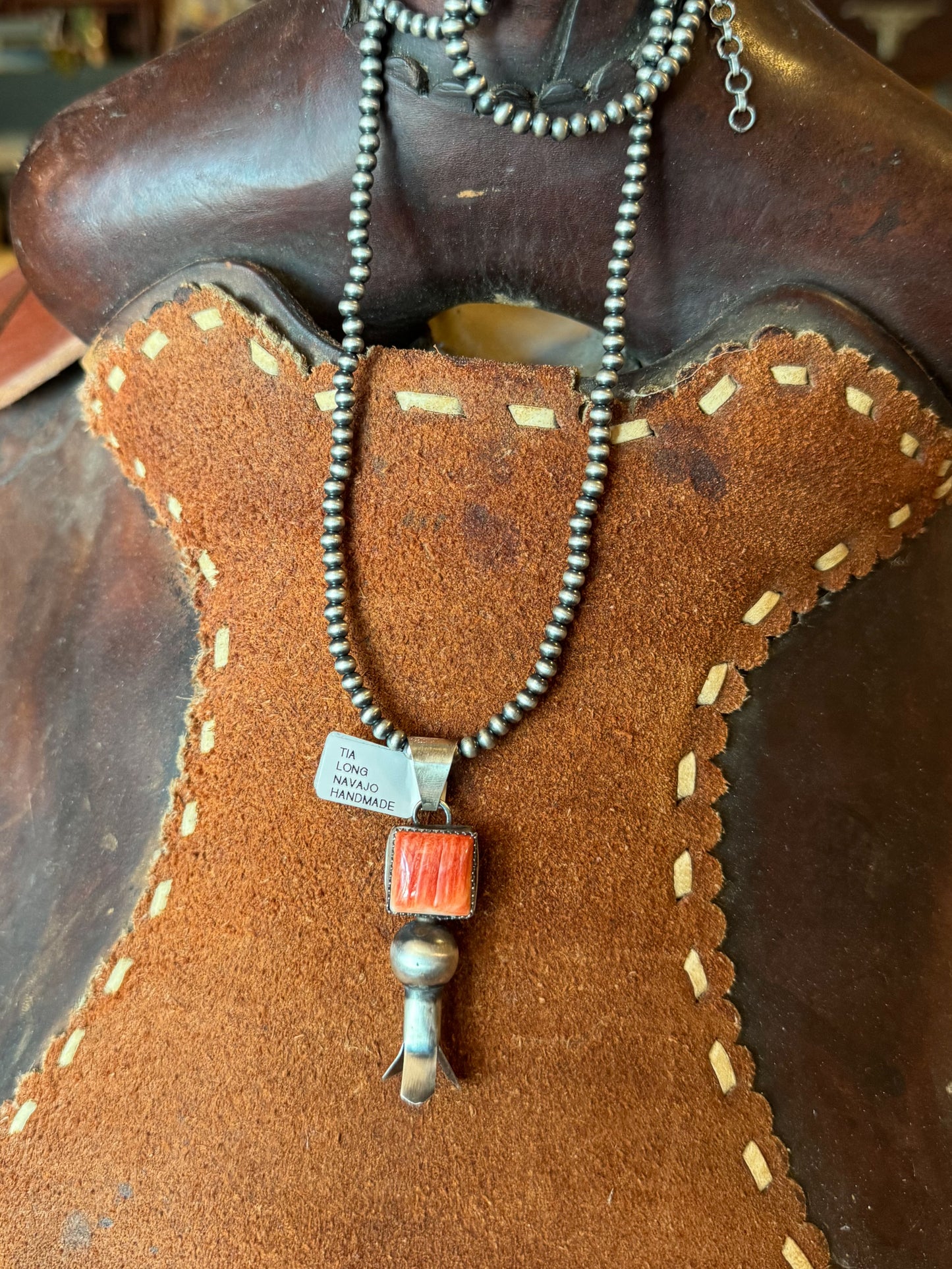 Denver Spiny Oyster Squash Necklace Pendant