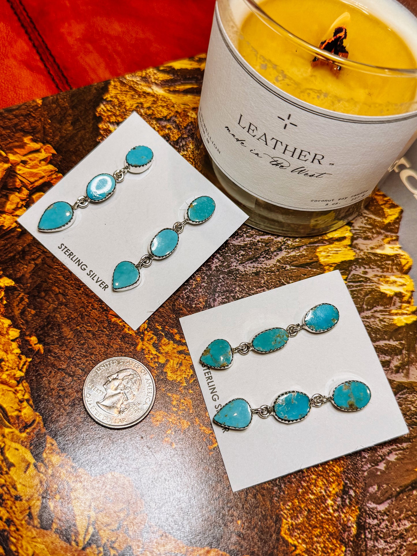 Rockford Turquoise Earrings