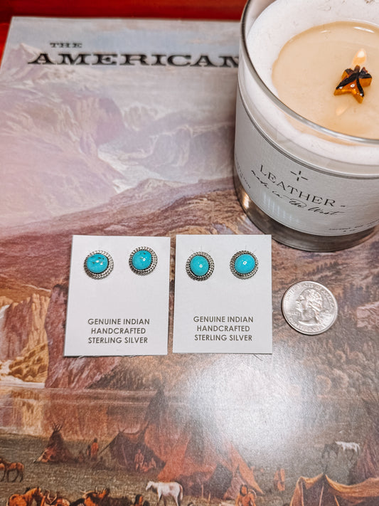 Niota Turquoise Stud Earrings