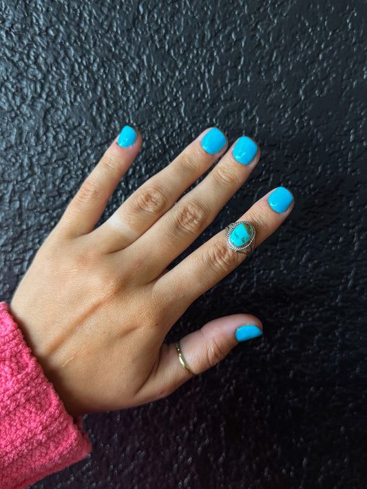 Hard Case Sonoran Gold Turquoise Ring