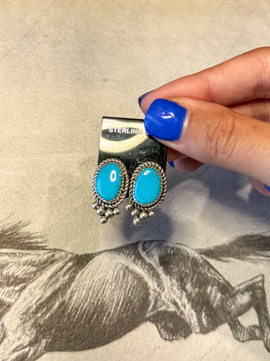 Keene Turquoise Stud Earrings