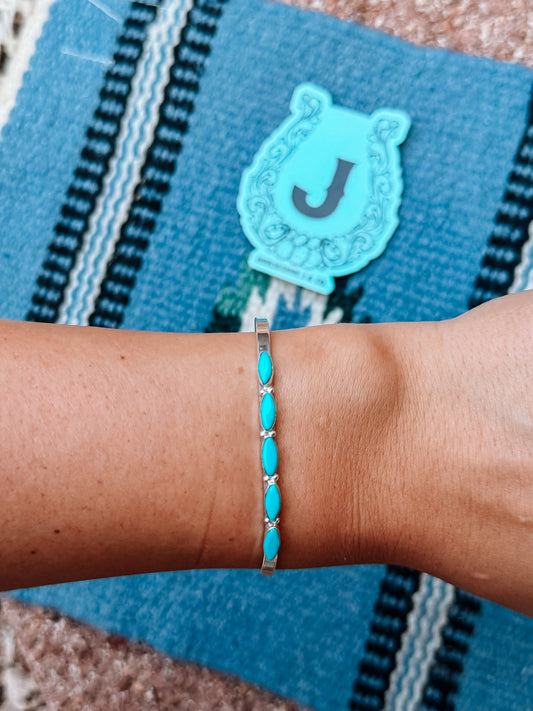 Frolic Turquoise Cuff