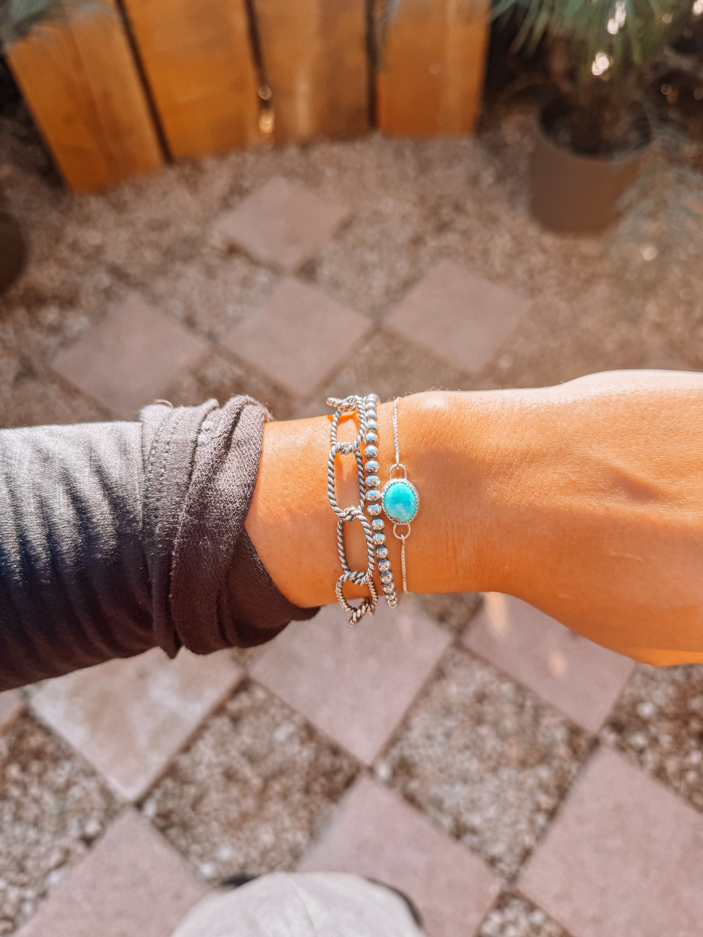 Cross Plains Turquoise Bracelet