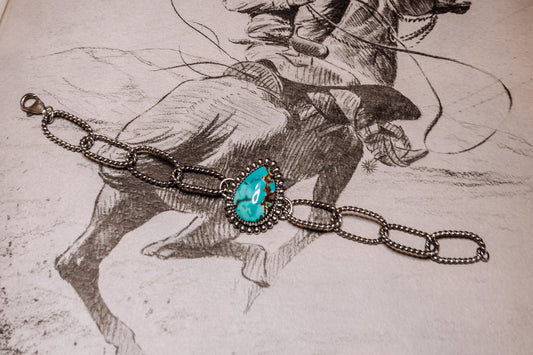 Big Bend Rope Turquoise Bracelet