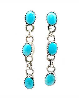 Seguin Turquoise Earrings