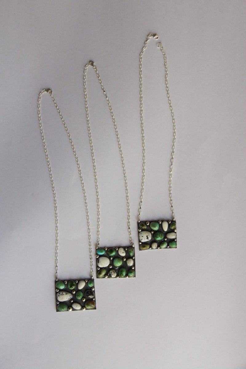 Alcova Sonoran Gold + White Buffalo Necklace - Horseshoe J & Co.