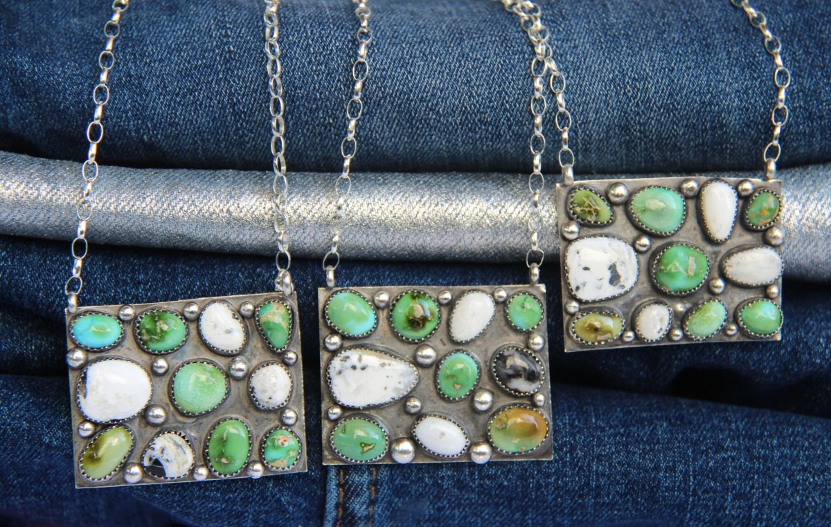 Alcova Sonoran Gold + White Buffalo Necklace - Horseshoe J & Co.