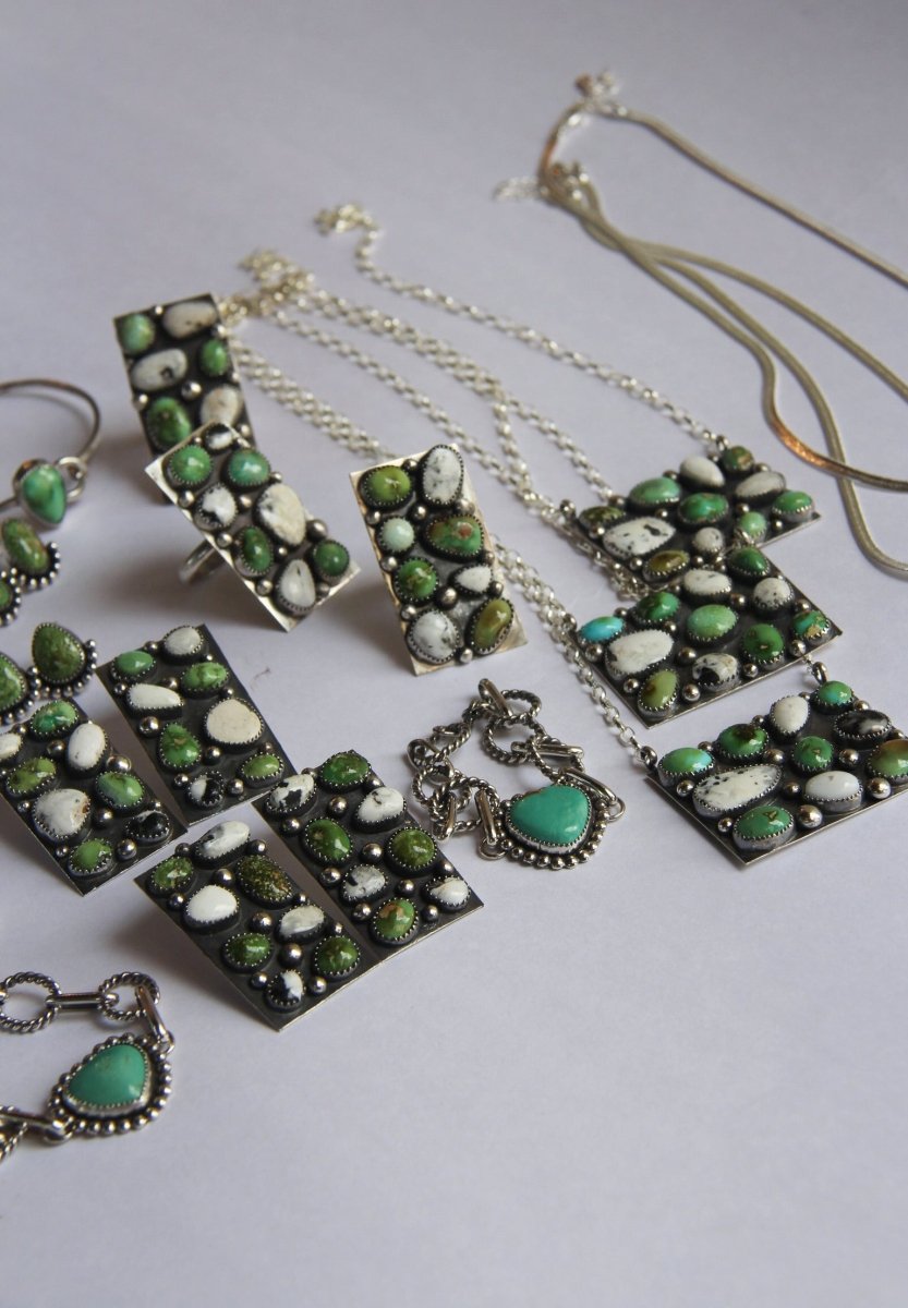 Alcova Sonoran Gold + White Buffalo Ring - Horseshoe J & Co.