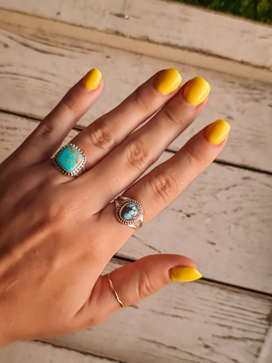 Anahuac Golden Hills Turquoise Ring - Horseshoe J & Co.