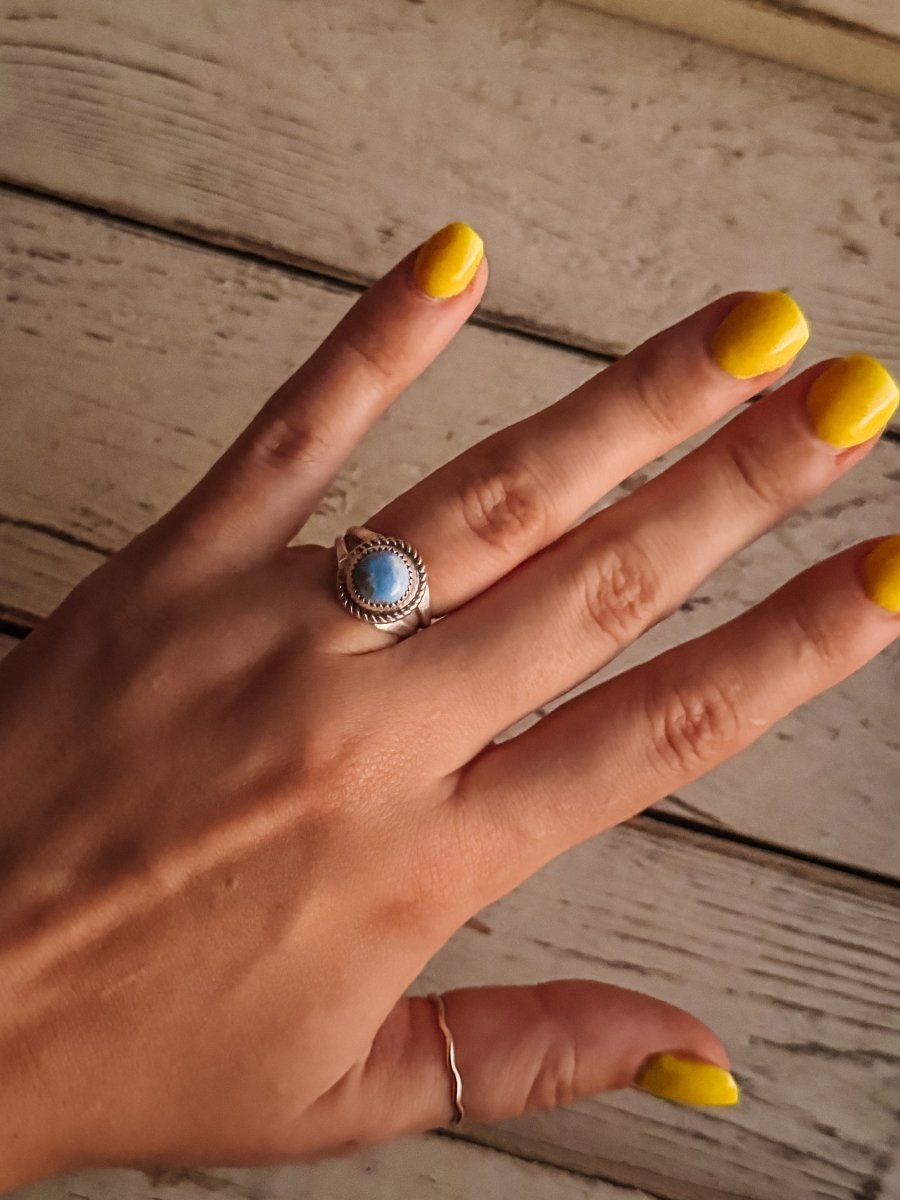 Anahuac Golden Hills Turquoise Ring - Horseshoe J & Co.