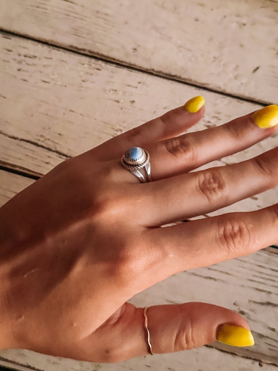 Anahuac Golden Hills Turquoise Ring - Horseshoe J & Co.