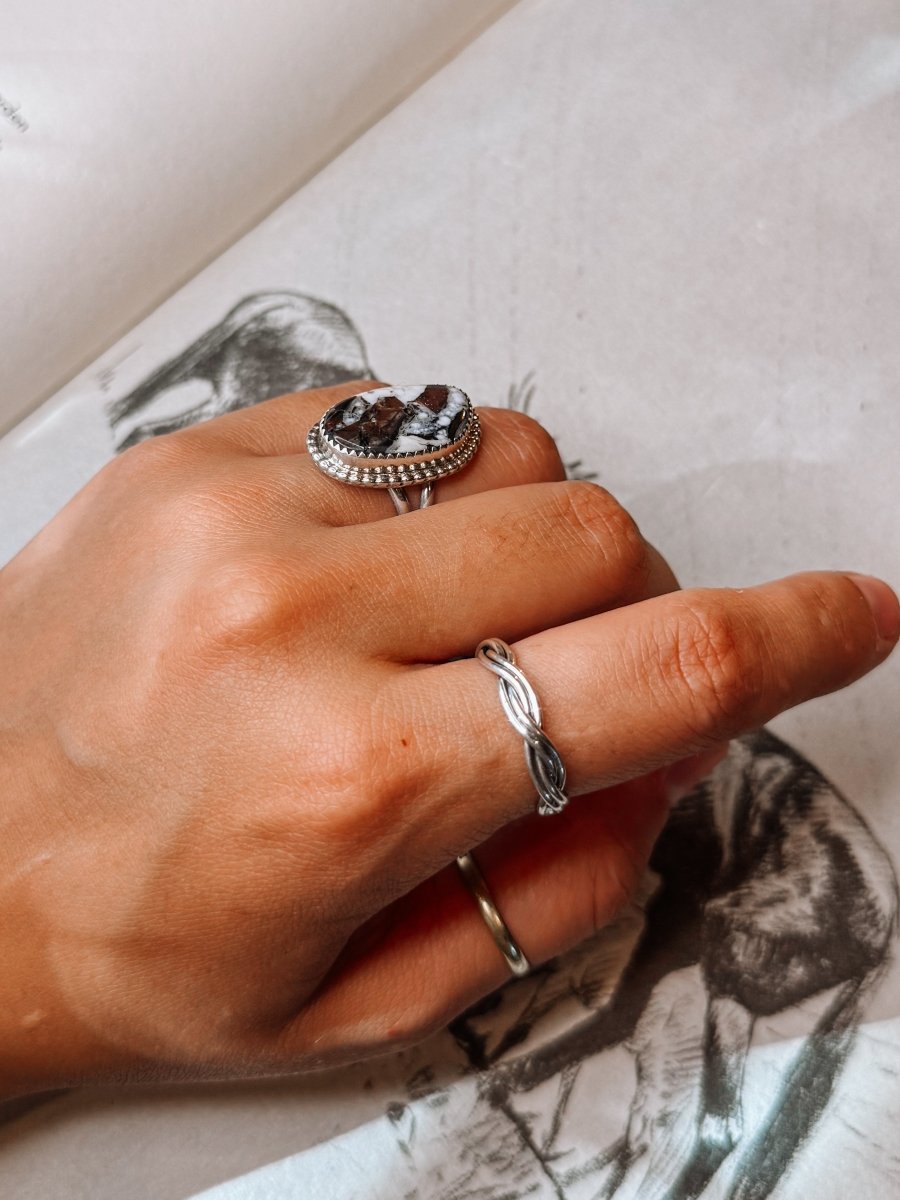 Athens Sterling Silver Ring - Horseshoe J & Co.